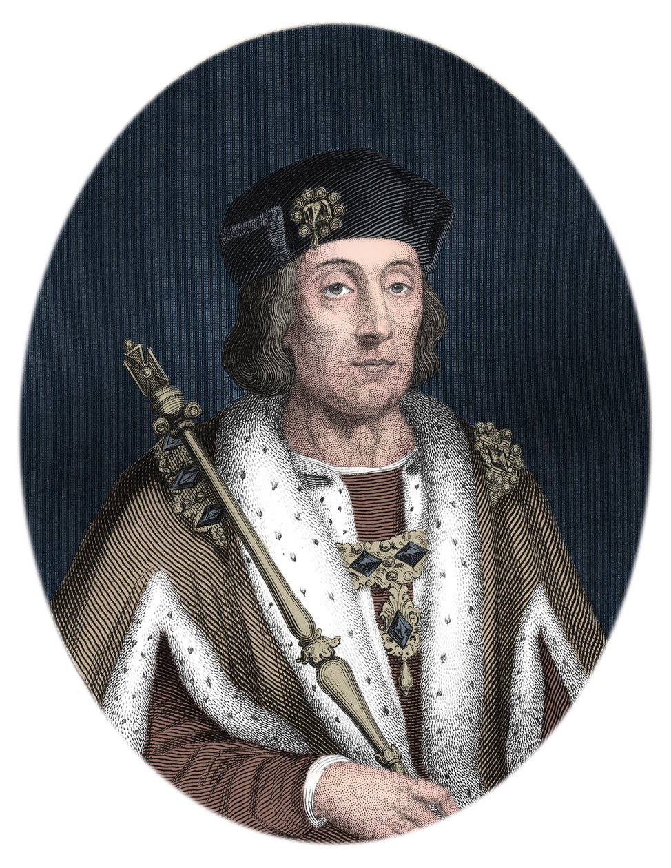 Henrik VII, konge av England (trykk) av Unbekannter Künstler