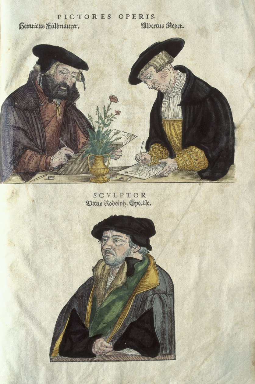 Herbals Albrecht Mayer, Veil Rudolph Speckle og Heinrich Fullmaurer av Unbekannt