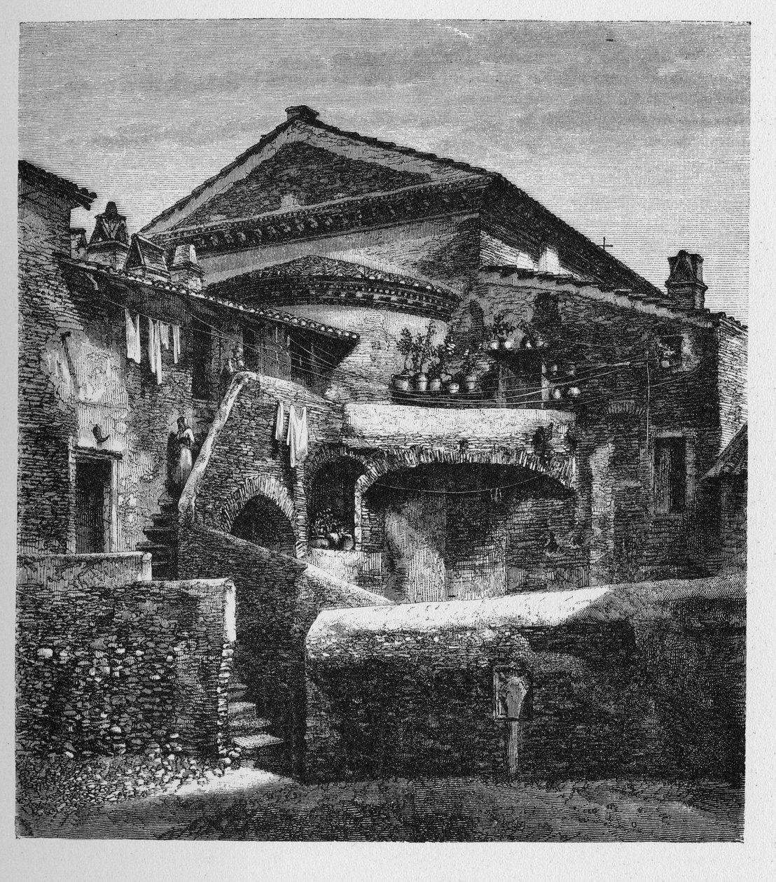 Historien om det gamle Roma. Roma-graveringer fra 1872 av Unbekannt