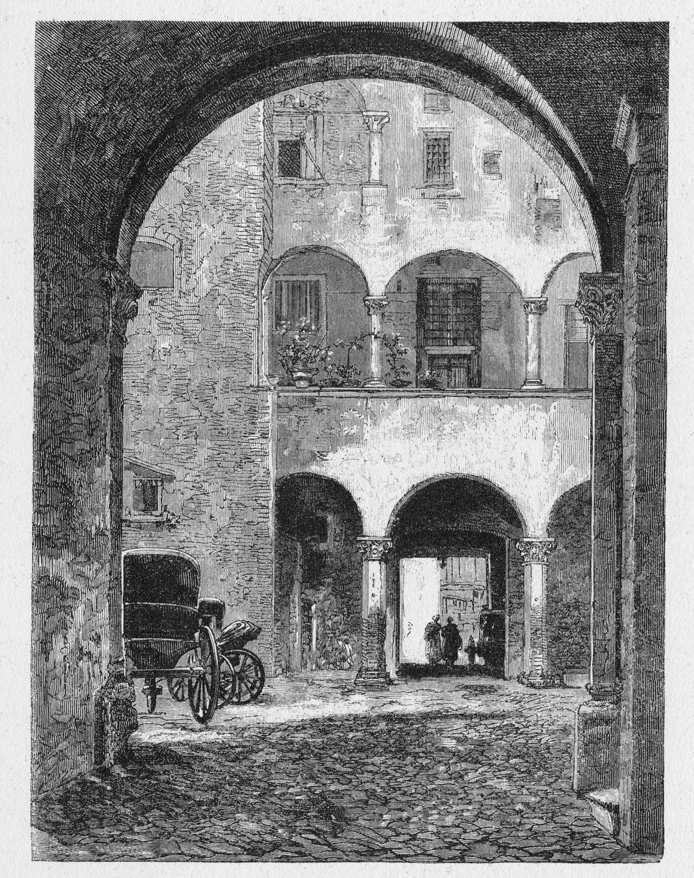 Historien om det gamle Roma. Roma-graveringer fra 1872 av Unbekannt