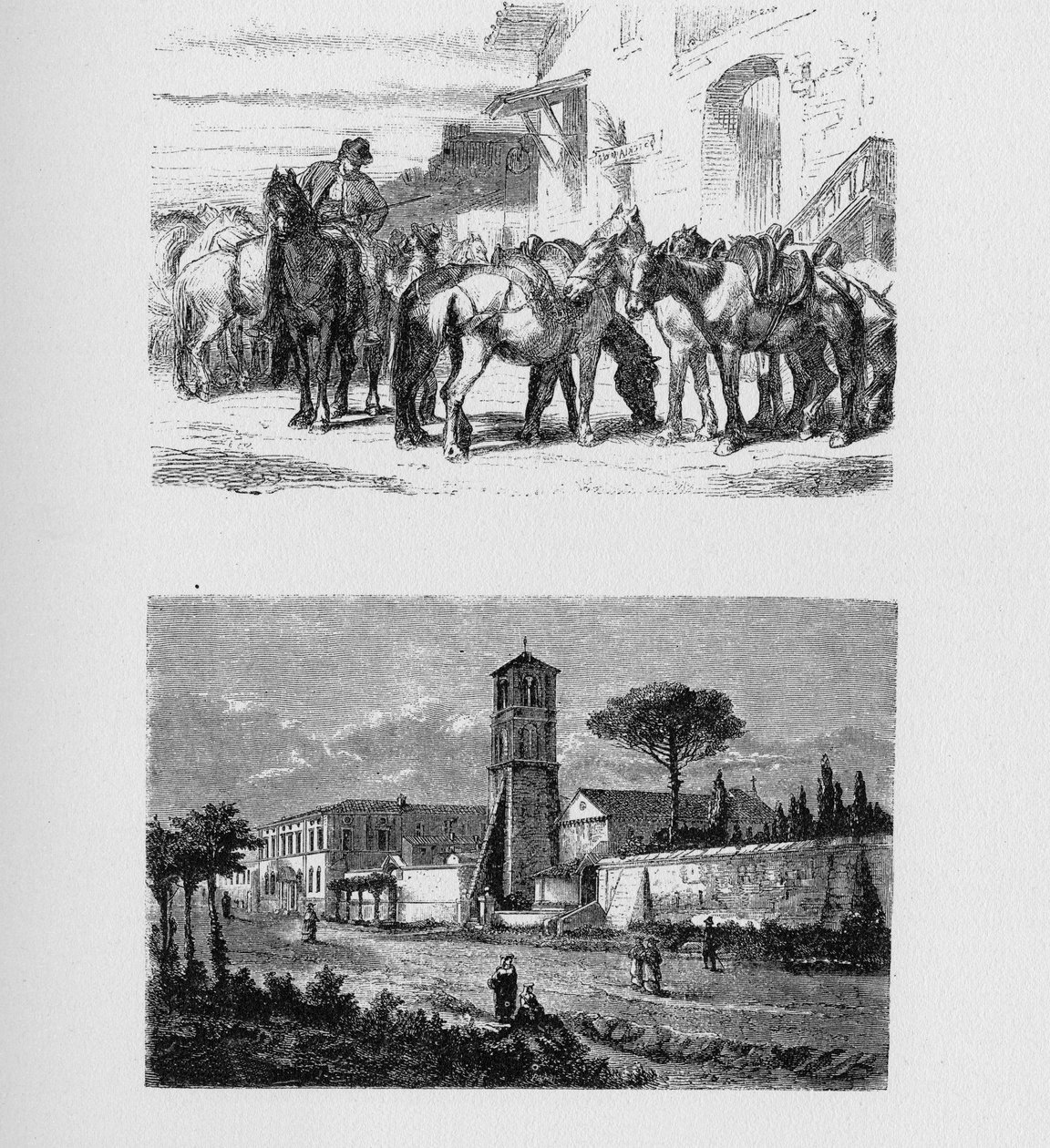 Historien om det gamle Roma. Via Nomentana er en eldgammel vei i Italia, som fører nordover. Øst fra Roma til Nomentum av Unbekannt