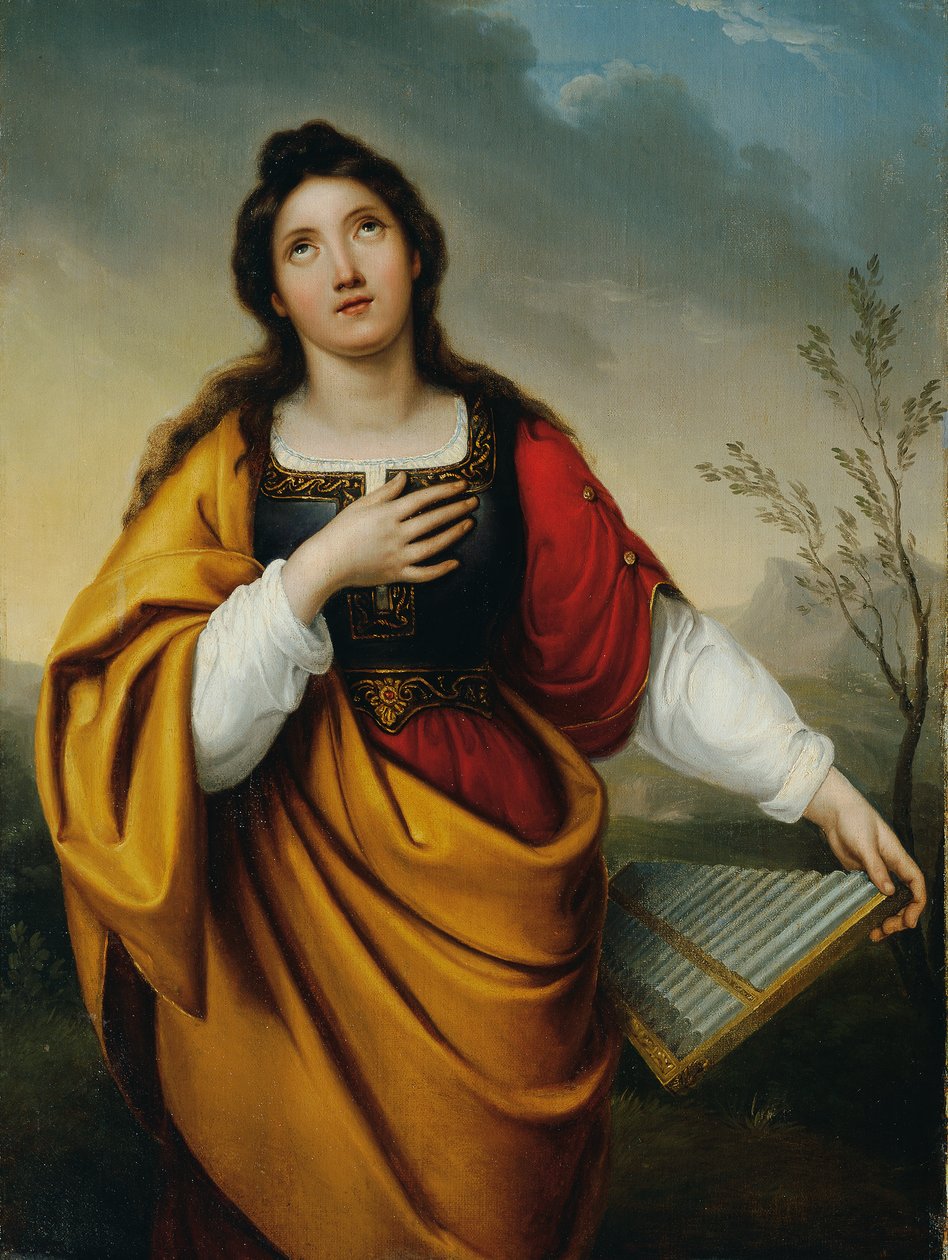 St. Cecilia av Unbekannter Künstler