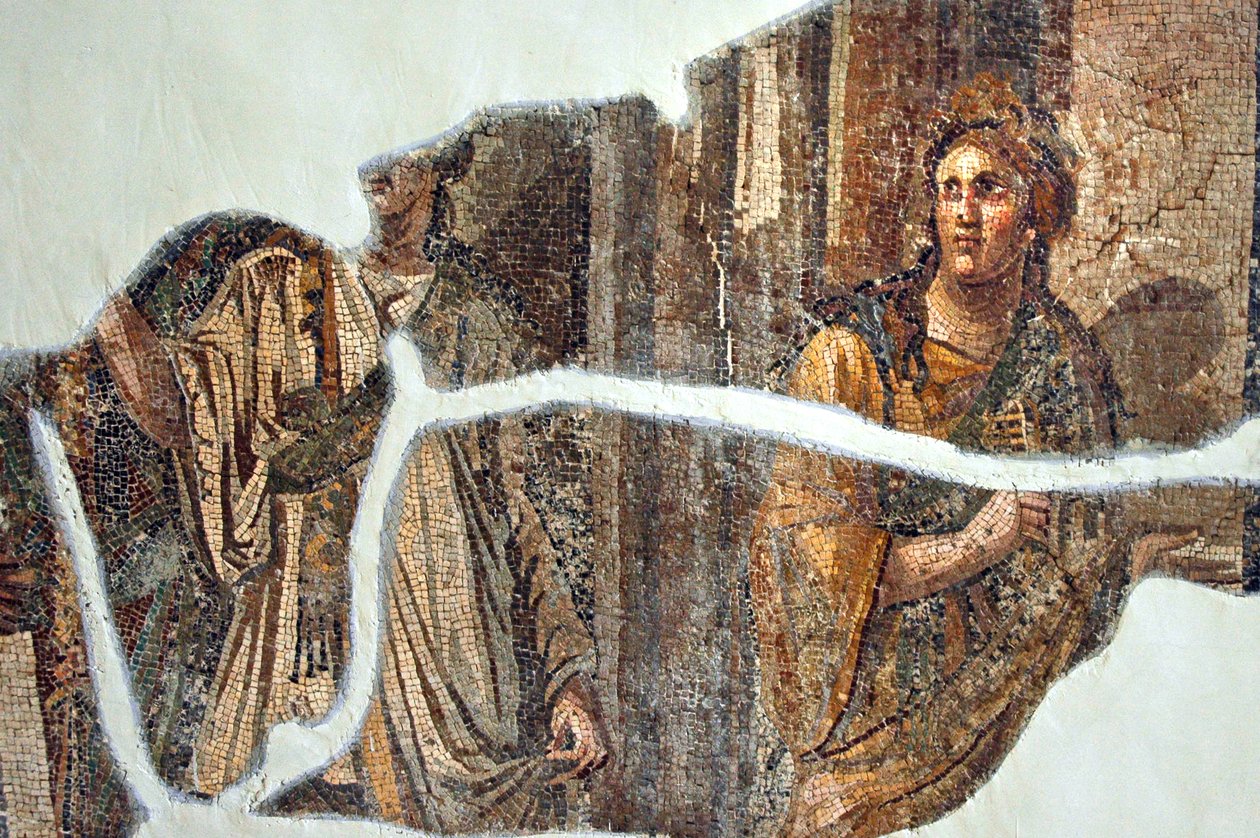 Isiac Ceremony Mosaic, fra Vakto, Tyrkia av Unbekannt