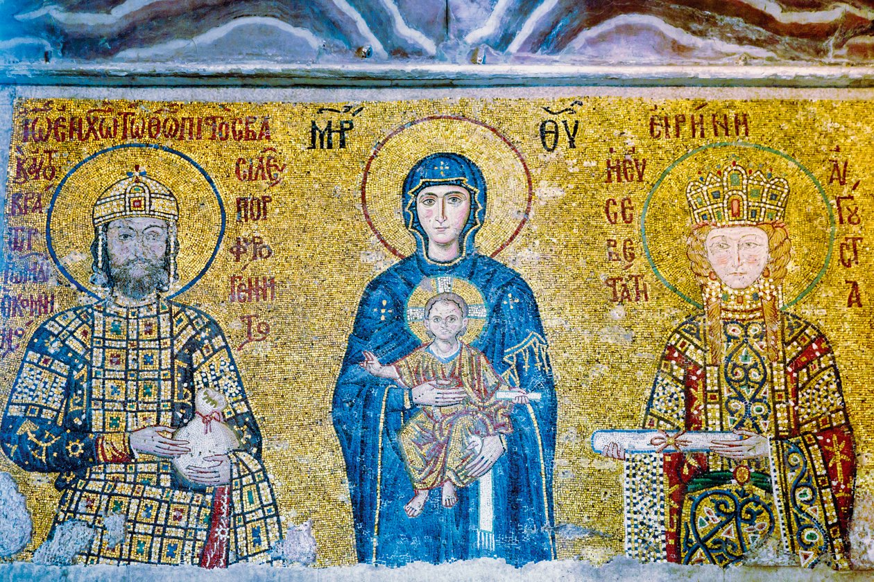 Istanbul, Tyrkia, Hagia Sophia eller Hagia Sophia (bilde) av Unbekannt