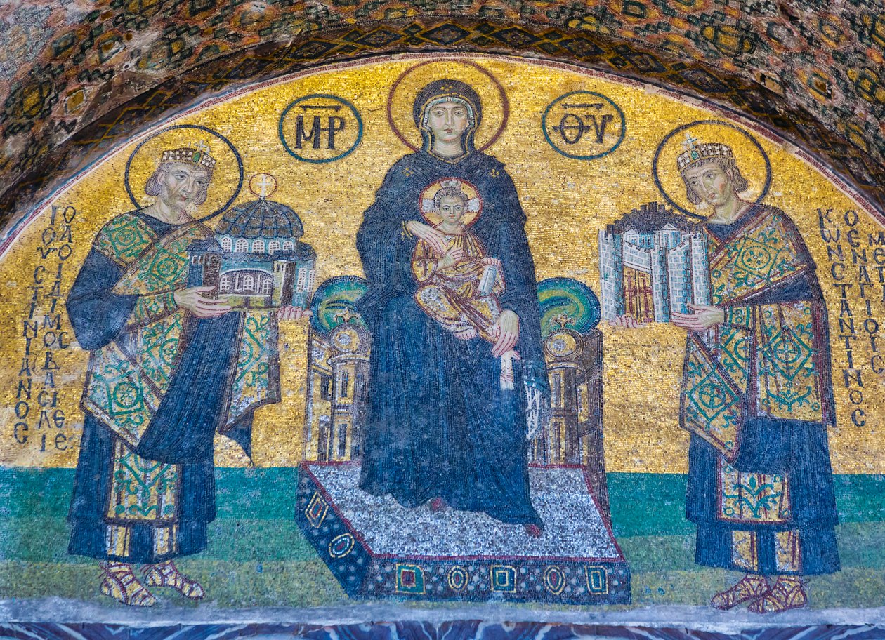 Istanbul, Tyrkia, Haghia Sophia eller Hagia Sophia (bilde) av Unbekannt