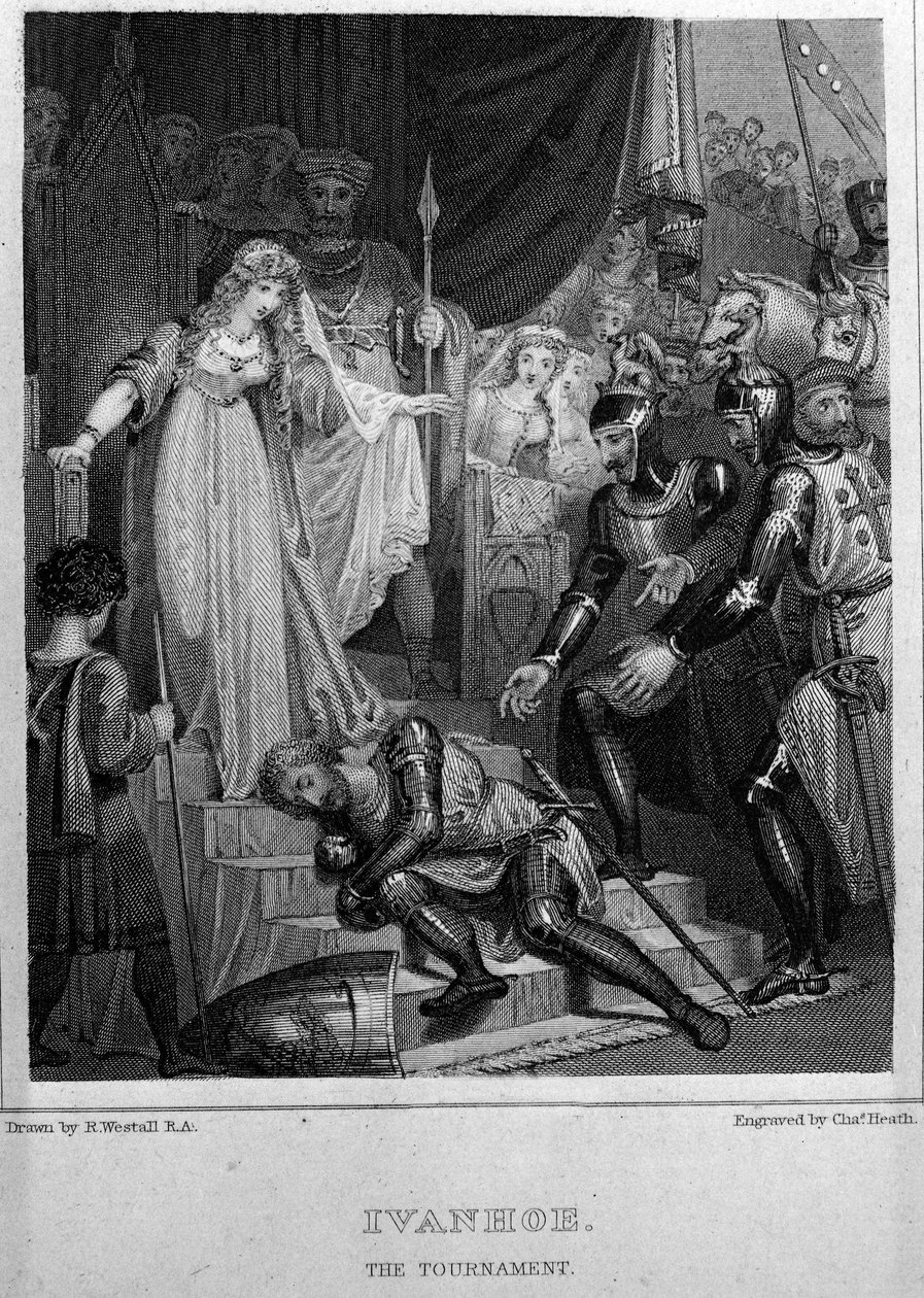Ivanhoe , historisk roman av Walter Scott (1819) av Unbekannt