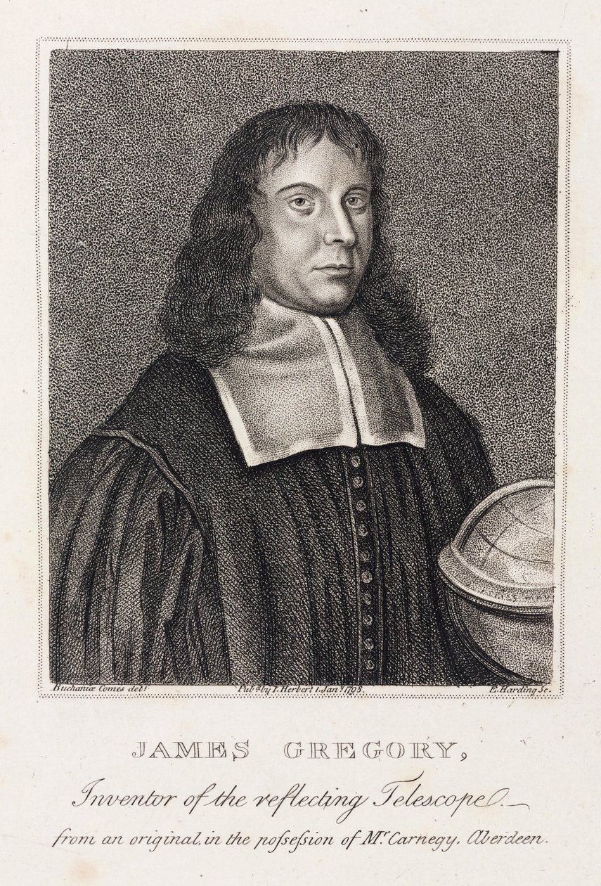 James Gregory , skotsk matematiker, ca 1670 av Unbekannt