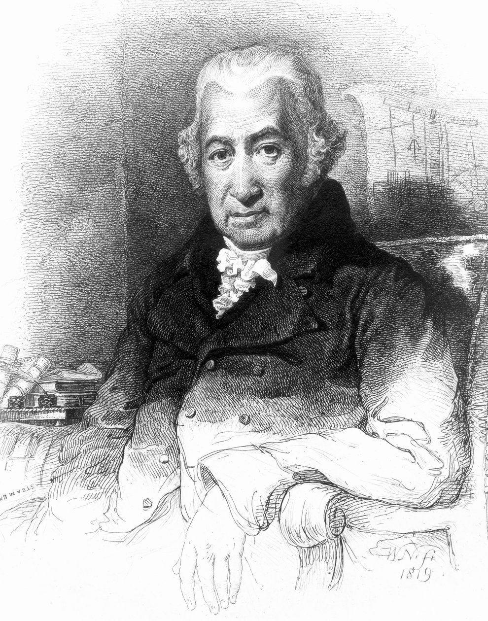 James Watt, skotsk ingeniør, tidlig på 1800-tallet av Unbekannt