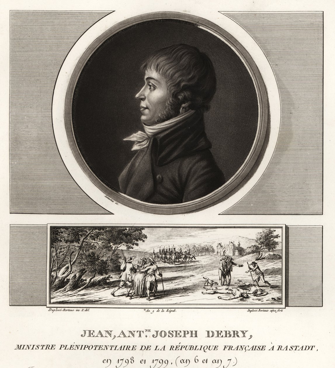 Jean Antoine Joseph Debry, fullmektig minister i Den franske republikk, orator av Unbekannt
