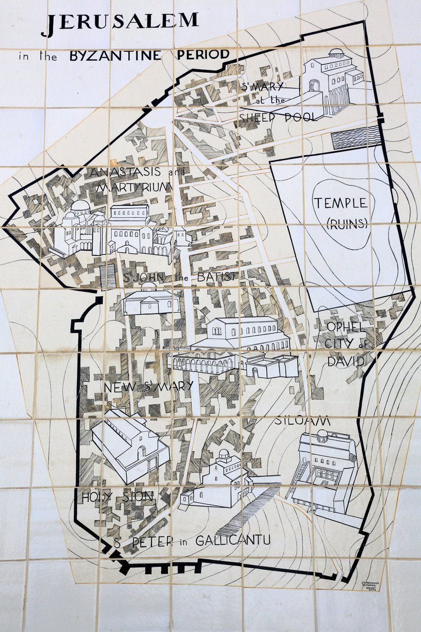 Jerusalem i den bysantinske perioden, Jerusalem, Israel av Unbekannt
