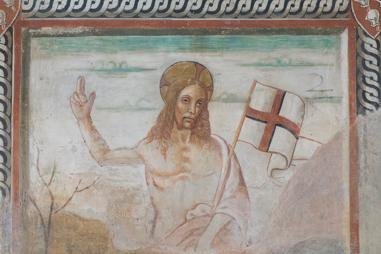Jesus frelseren av Unbekannter Künstler