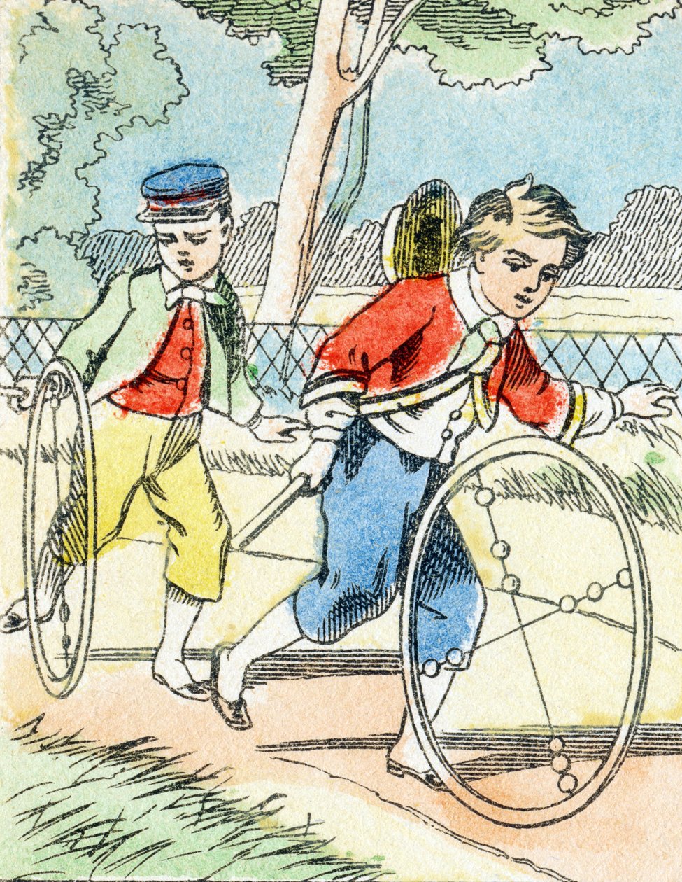 Spill: Hoops - Child Entertainment Alphabet c.1890 (litografi) av Unbekannt
