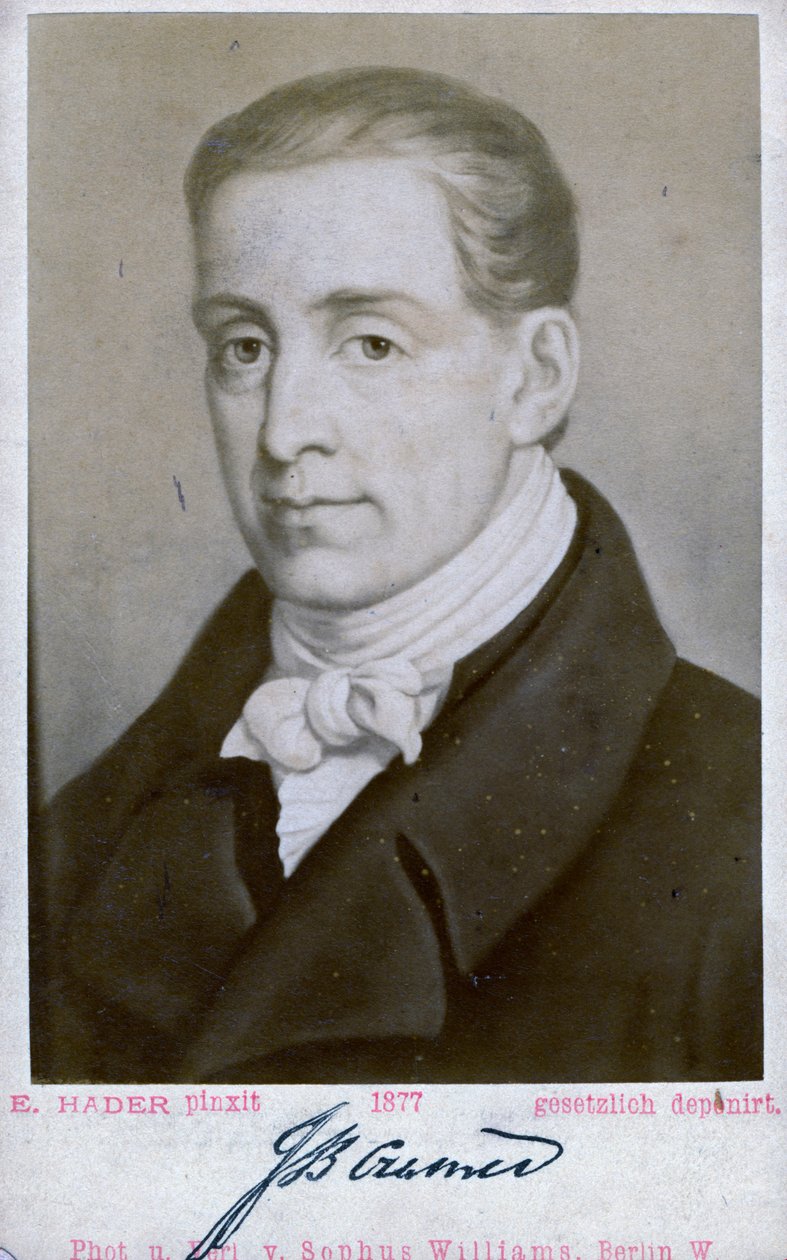 Johann Baptist Cramer av Unbekannt