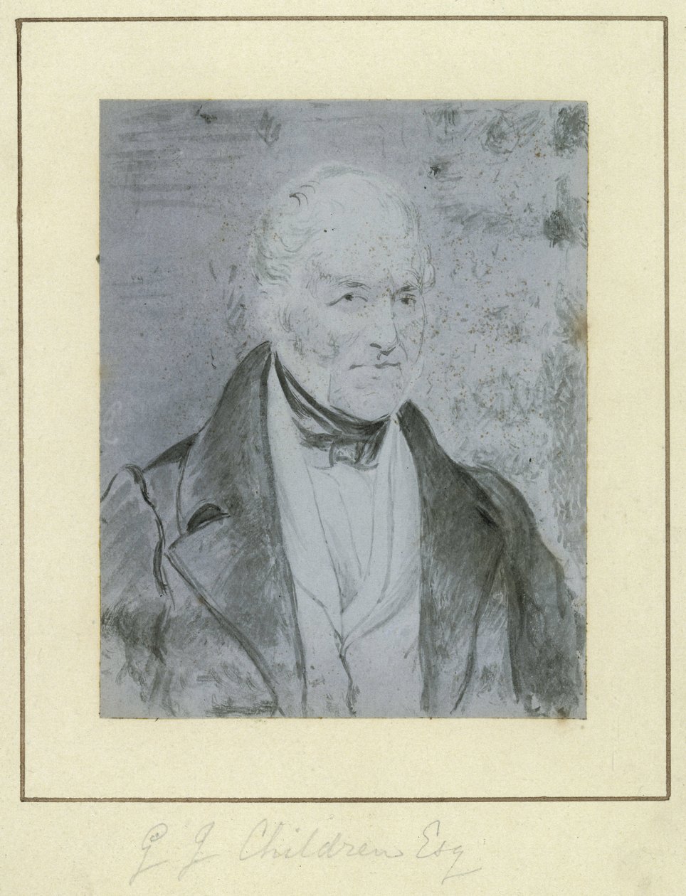 John George Children, engelsk vitenskapsmann, ca 1841 av Unbekannt