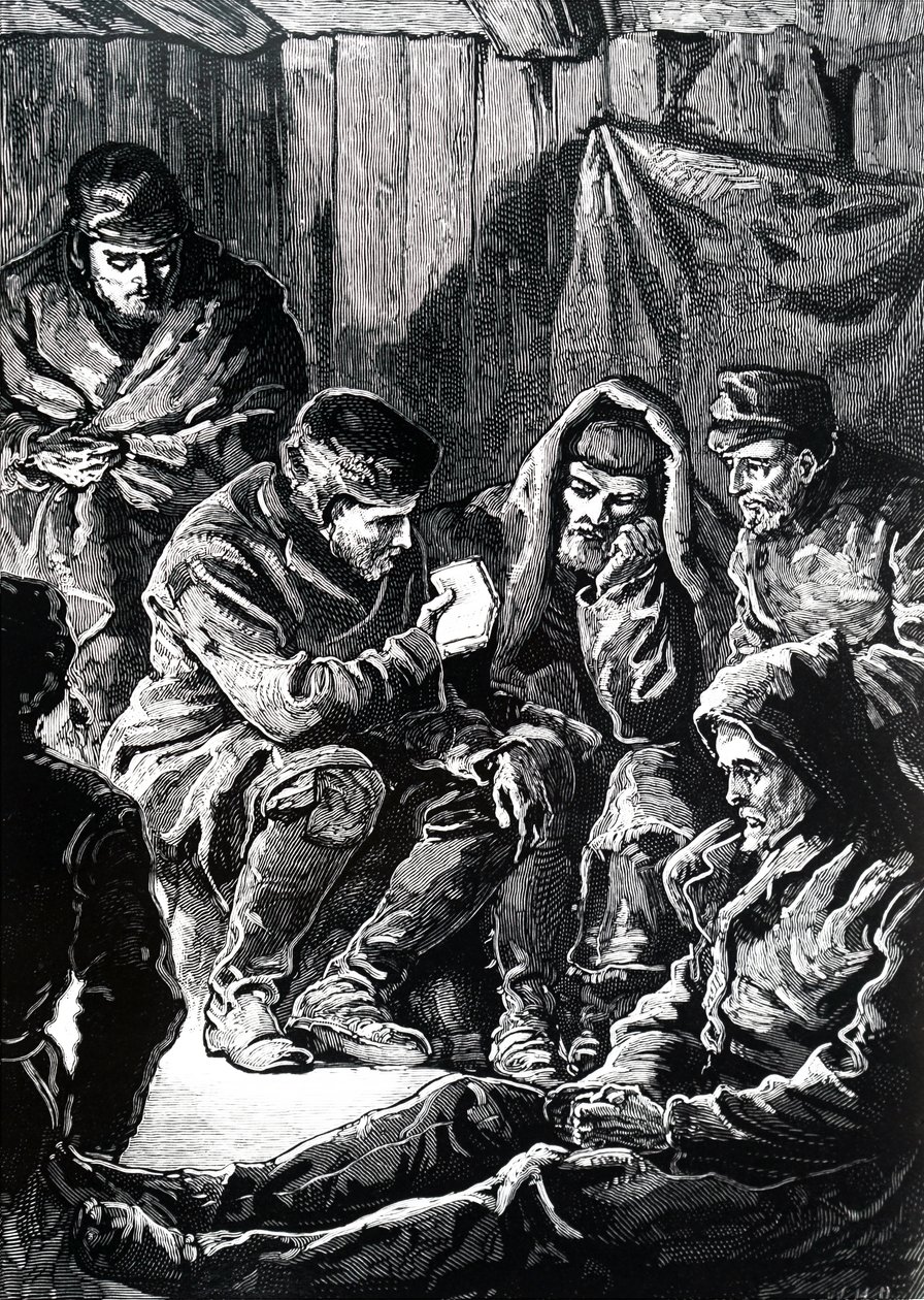 John Richardson under en Franklin overland arktisk ekspedisjon. av Unbekannt