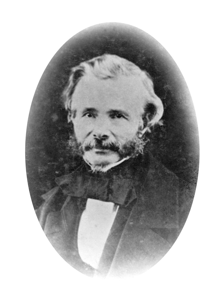 John Stringfellow, engelsk pionerflyger, ca 1860 av Unbekannt