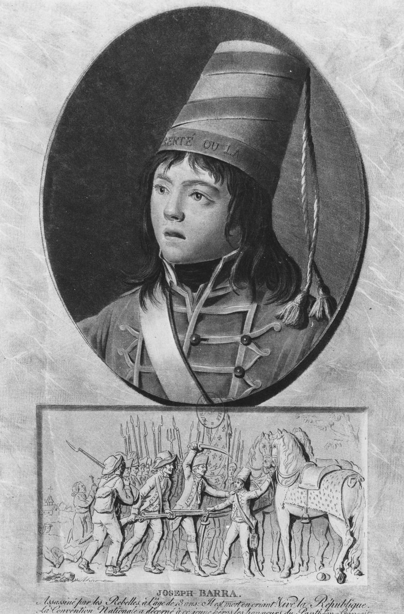 Joseph Bara eller Barra (1779 - 1793), fransk soldat. av Unbekannt