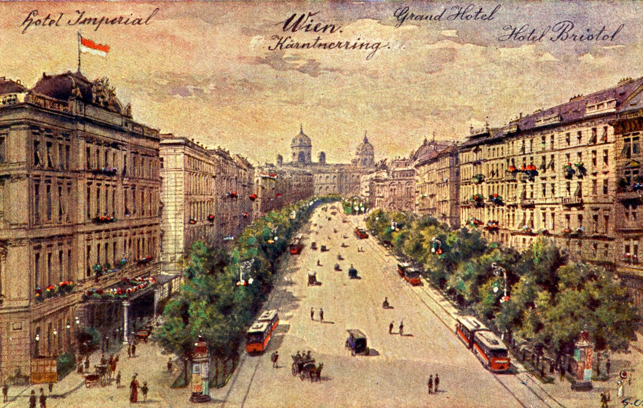 Kärntner Ring, Wien, Østerrike av Unbekannter Künstler
