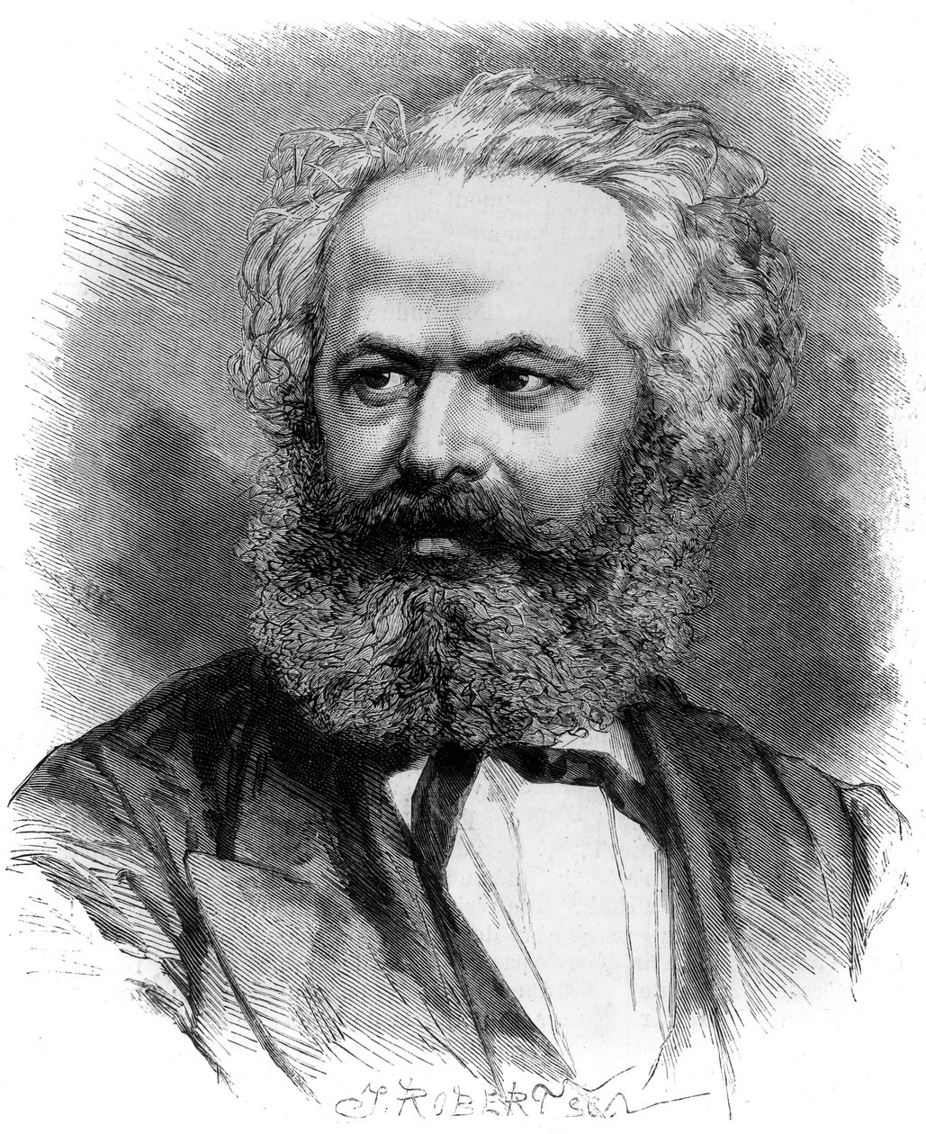 Karl Marx (gravering av Unknown