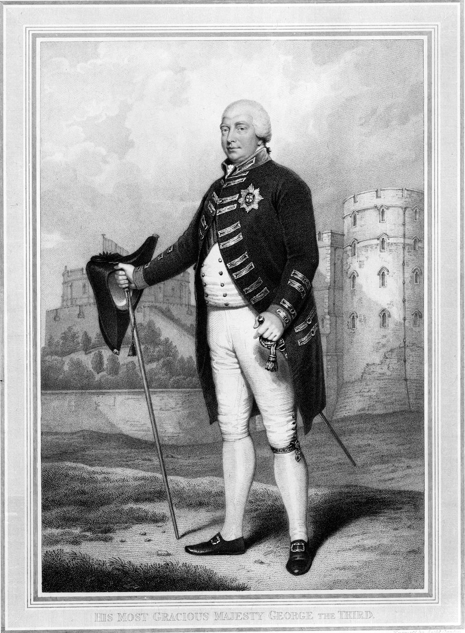 Kong George III, konge av Storbritannia, ca 1800 av Unbekannt