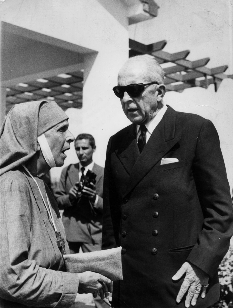 Kong Paul 1. av Hellas og prinsesse Andrew av Hellas (svigermor til Elizabeth II) 18. september av Unbekannt
