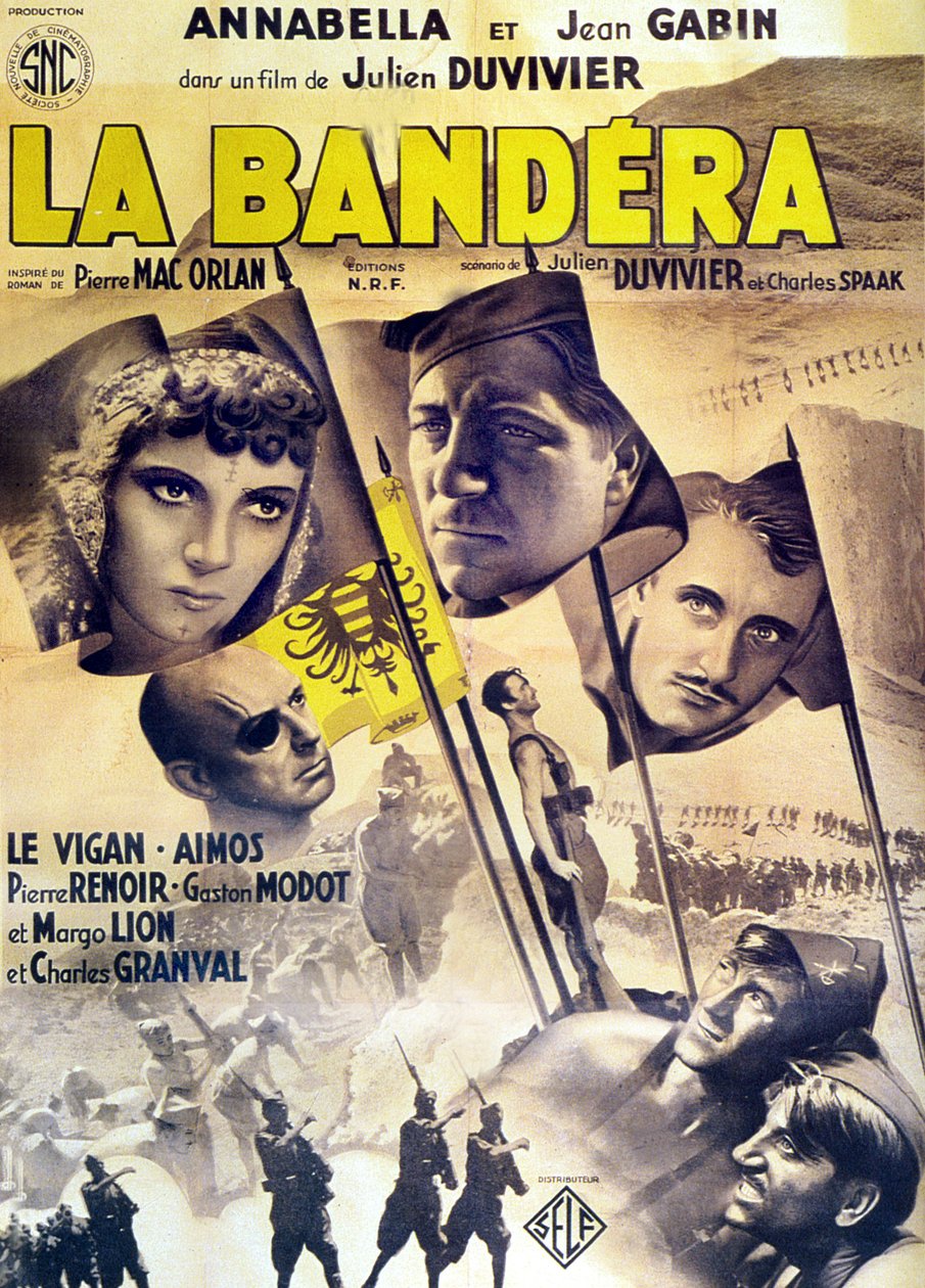 La Bandera av Julien Duvivier med Annabella og Jean Gabin 1935 av Unbekannt