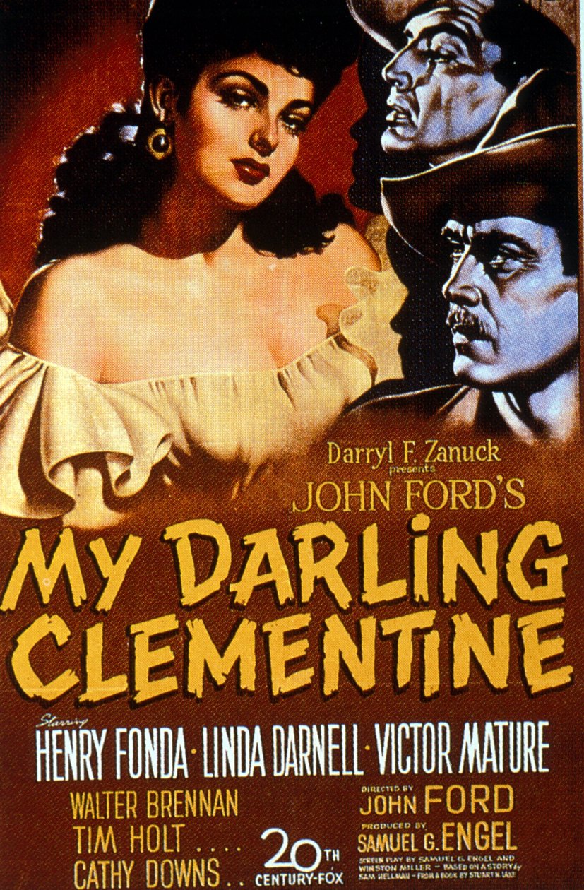 My Darling Clementine av JohnFord med Henry Fonda, Linda Darnell 1946 av Unbekannt