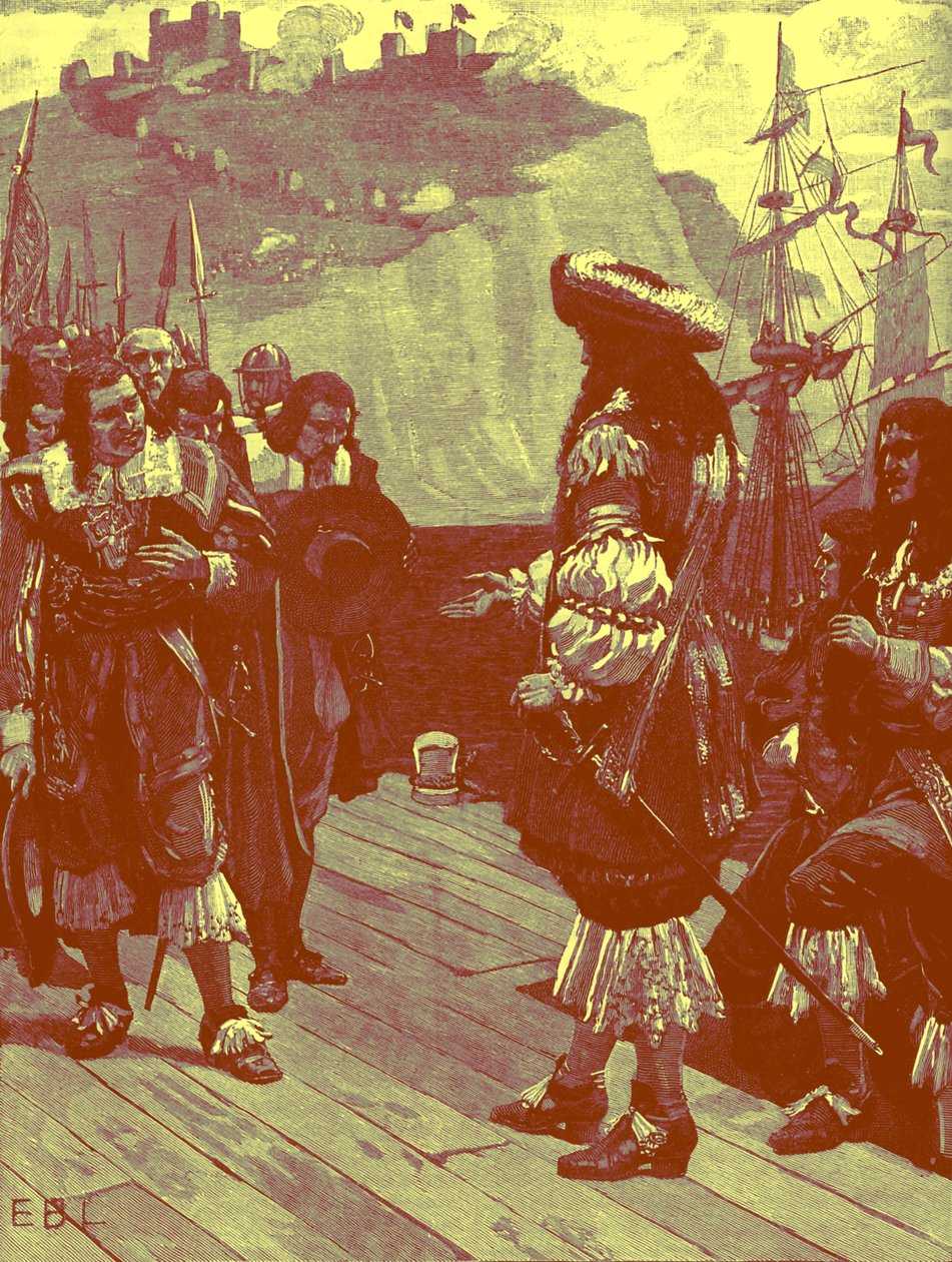 Landing av Charles II ved Dover av Unbekannter Künstler