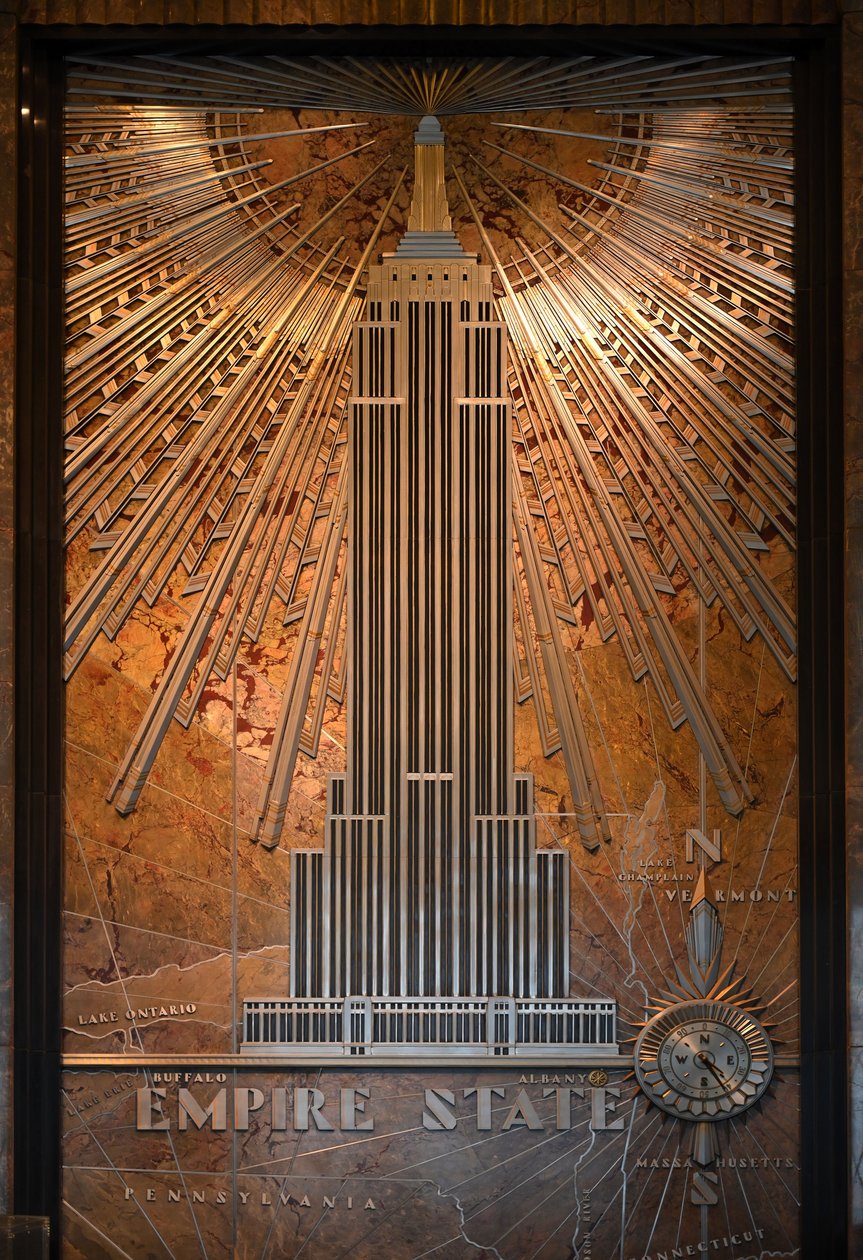 Bilskilt til Empire State Building, New York City, USA (bilde) av Unbekannt