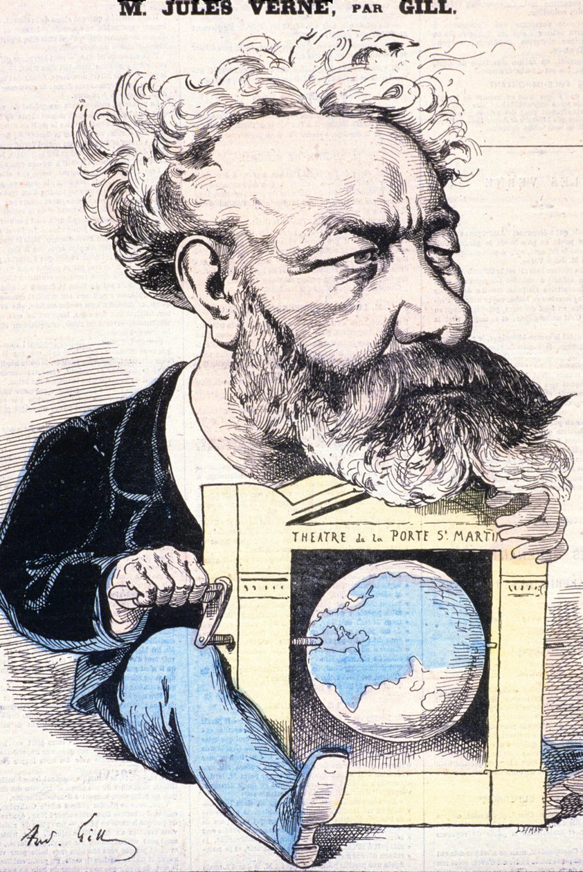 Loire Atlantique N* 183 - Nantes - Jules Verne Museum - Tegneserie av Gill av Unbekannt