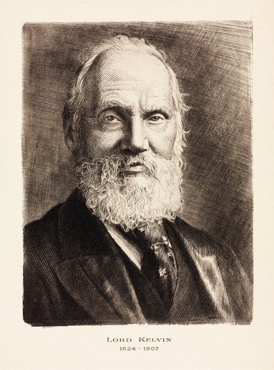Lord Kelvin , skotsk ingeniør, matematiker og fysiker, ca 1900 av Unbekannt