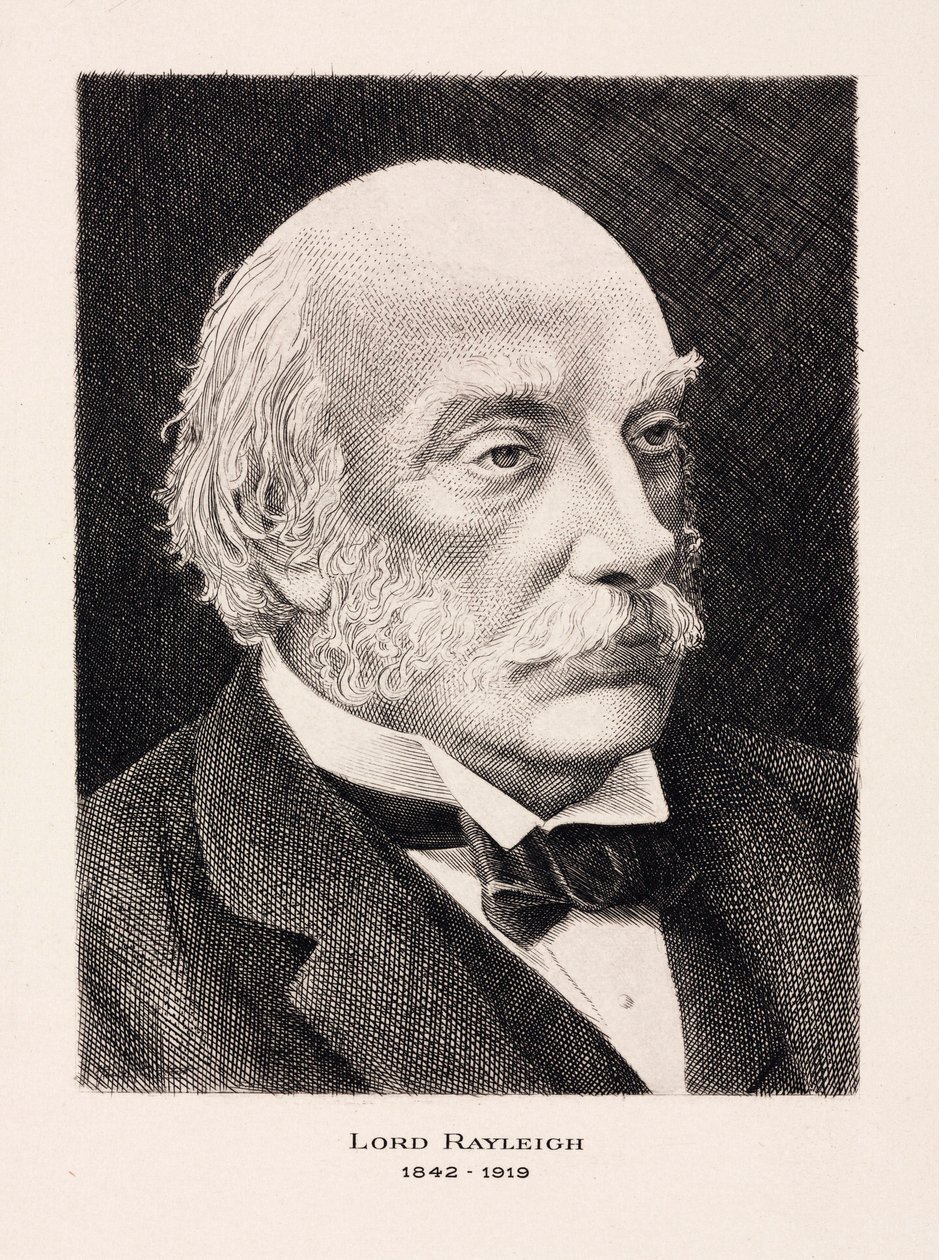 Lord Rayleigh , engelsk matematiker og fysiker av Unbekannt