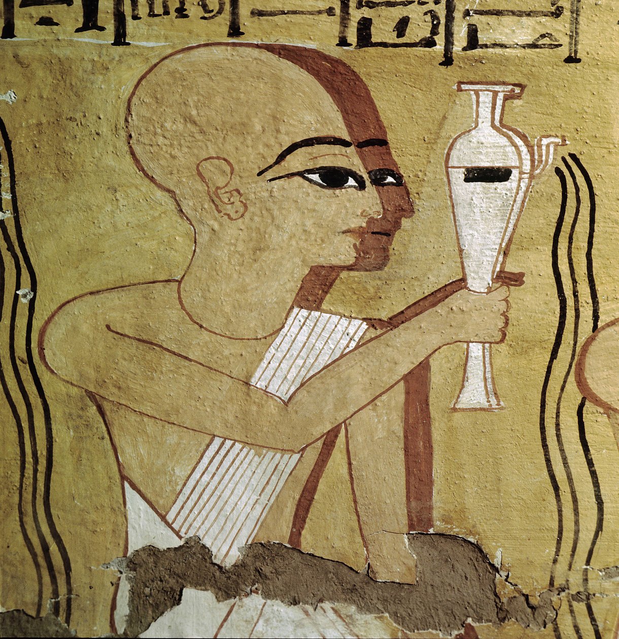 Luxor Theben: Deir el Medineh, nekropolis for håndverkere. Prester som praktiserer renselse. 19. dynastiets grav. av Leopold Blonder