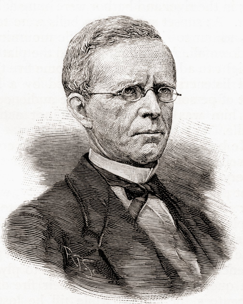 Lyman Trumbull, fra The Century Magazine, utgitt 1887 (gravering) av Unbekannter Künstler