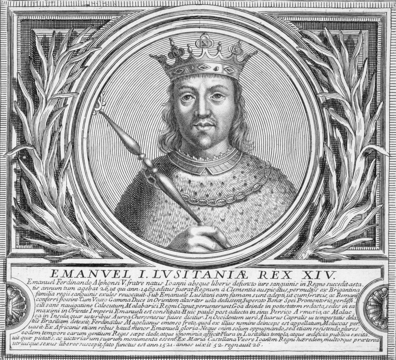 Manuel I av Portugal (litho) av Unbekannt