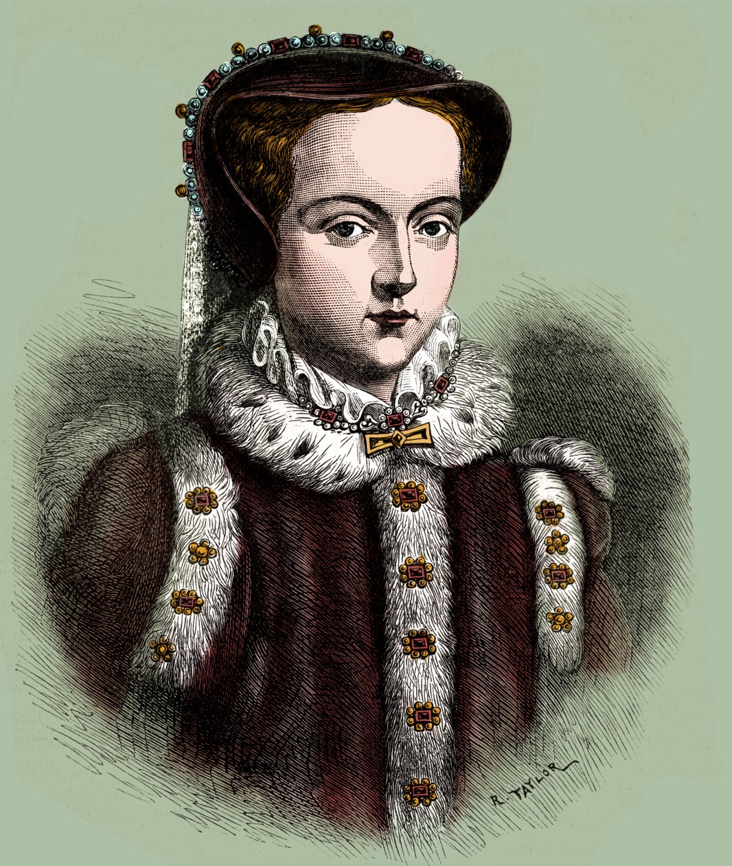 Mary I av Unbekannter Künstler