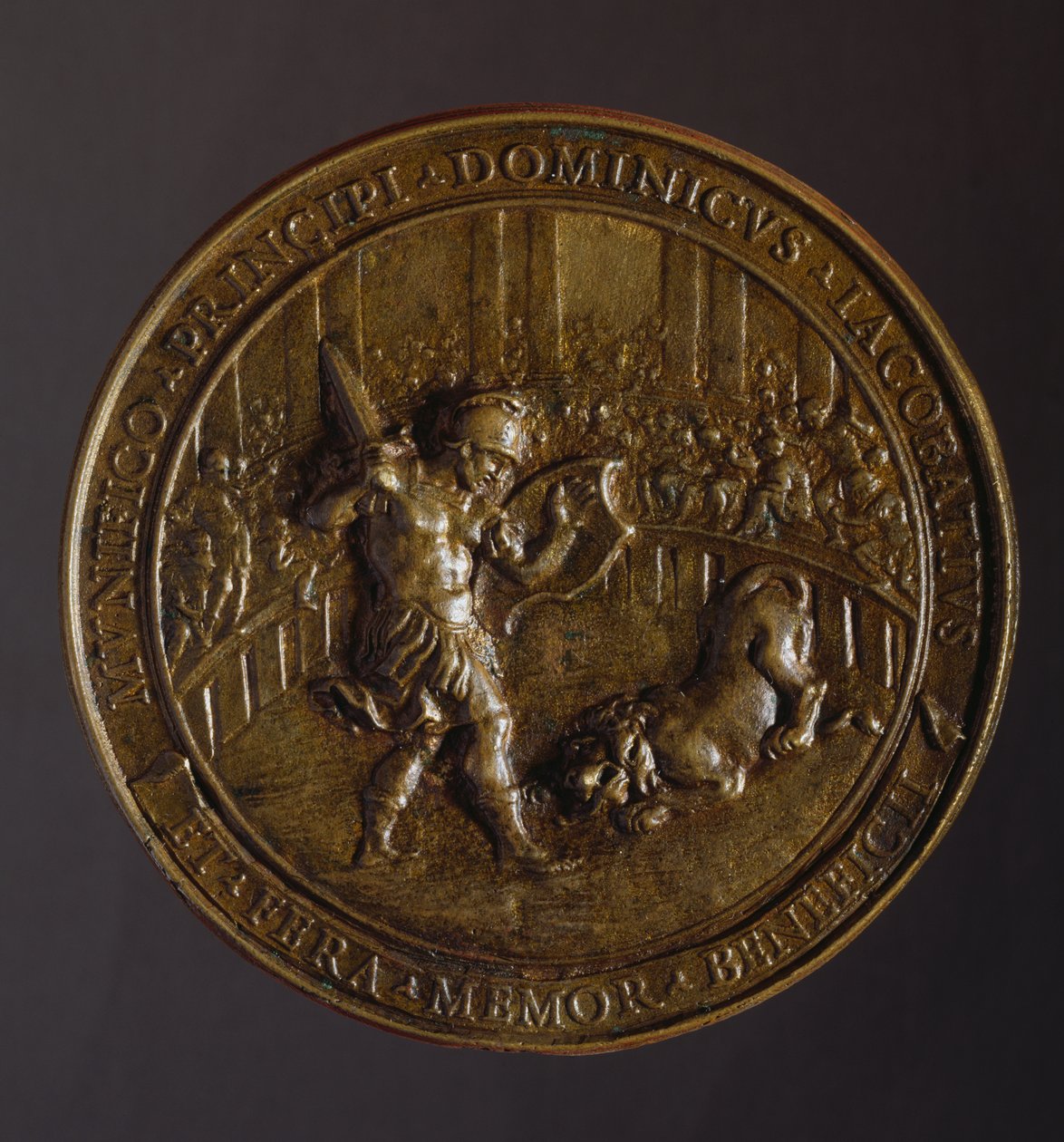 Medalje til minne om pesten oppslukt Roma i årene 1656-1657 av William M. Timlin
