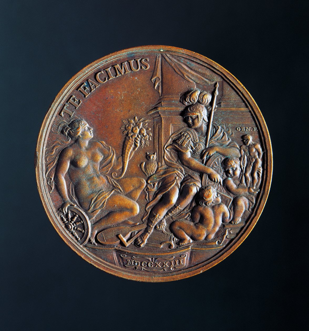 Medalje av Doge Alvise III Sebastiano Mocenigo (1662-1732) av Benjamin Baud