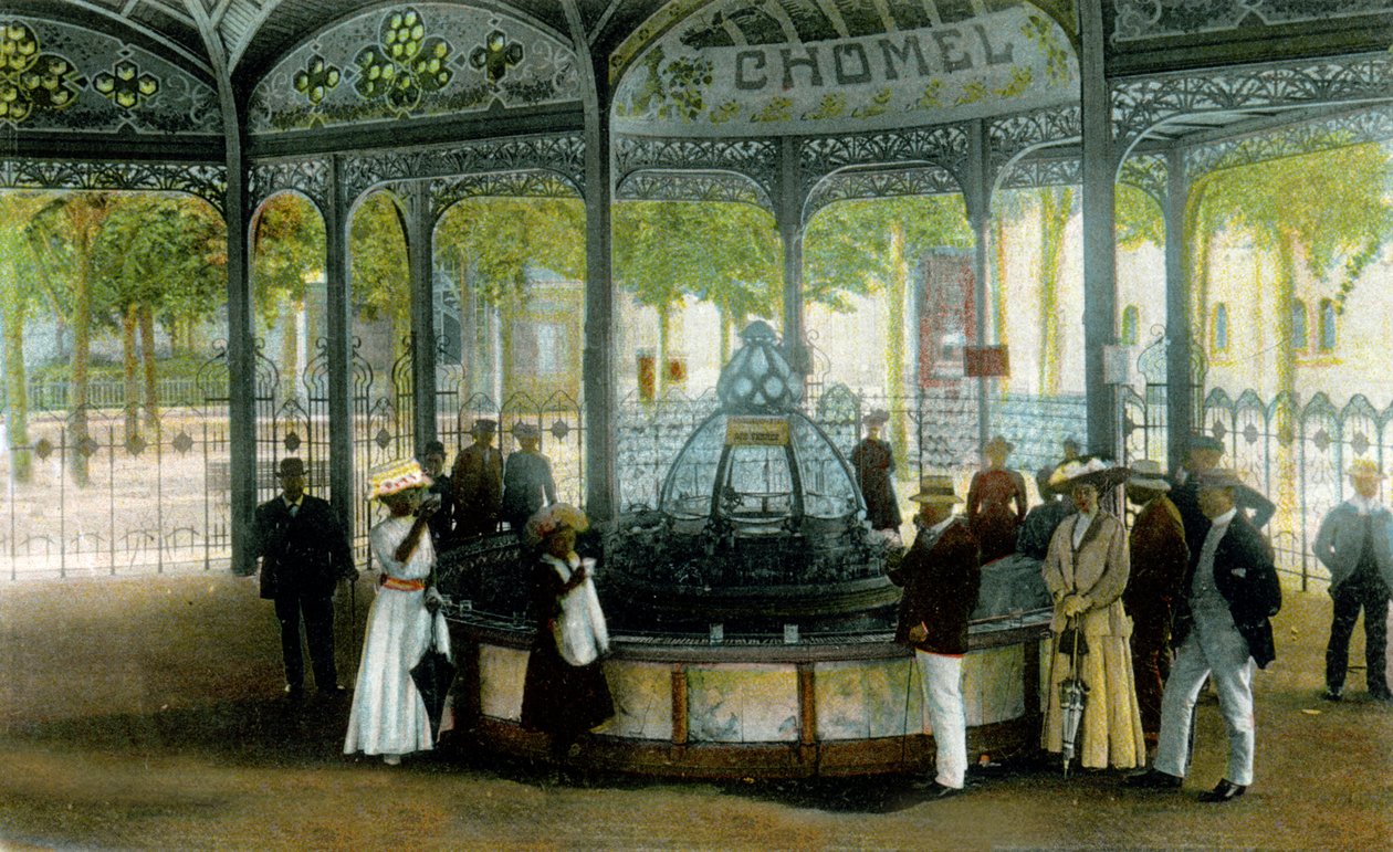 Medisin. Chomel vår i Vichy, Frankrike. Postkort, Frankrike, ca.1900. av Unbekannter Künstler