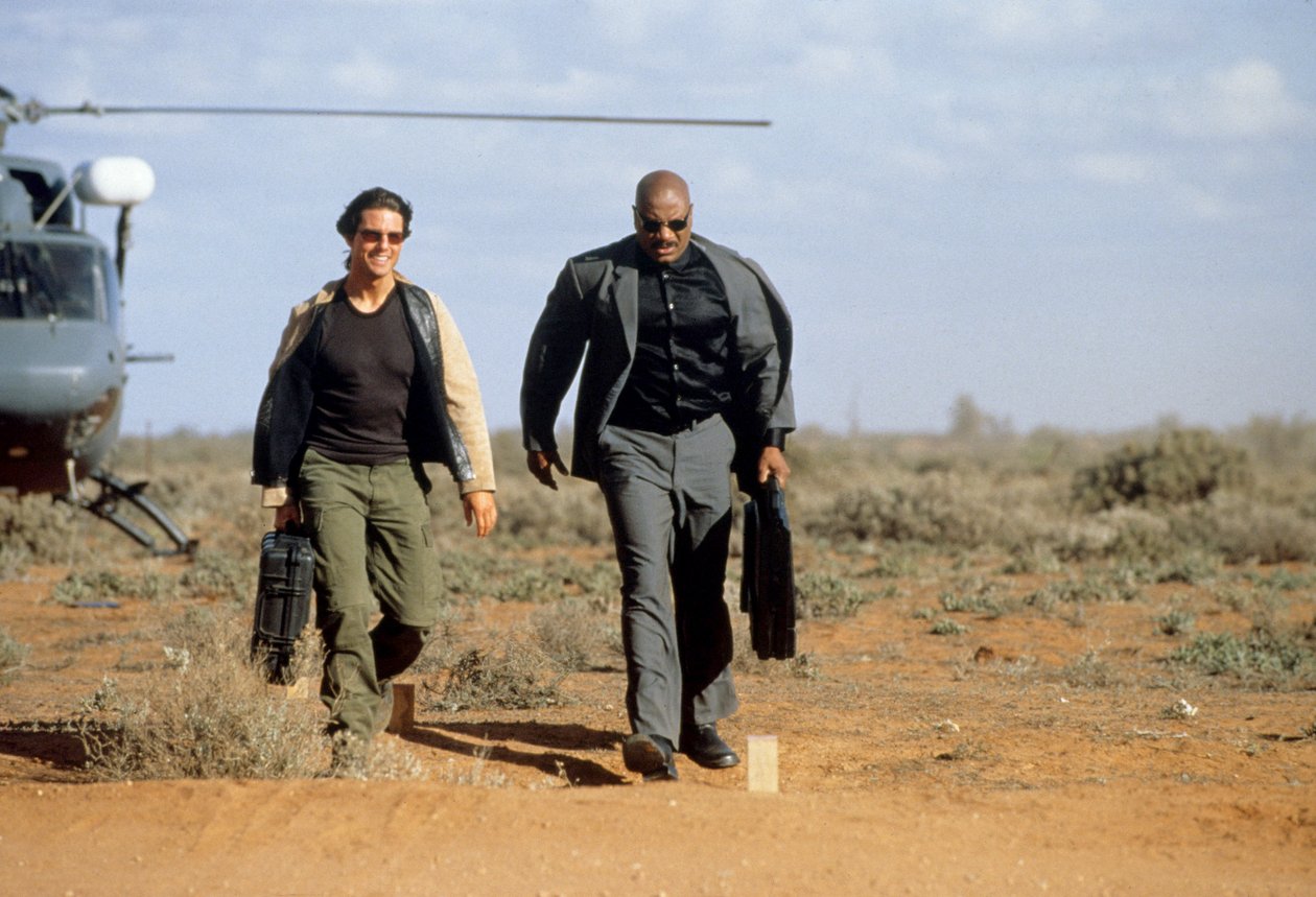 JohnWoo's Mission Impossible II med Tom Cruise og Ving Rhames 2000 av Unbekannter Künstler