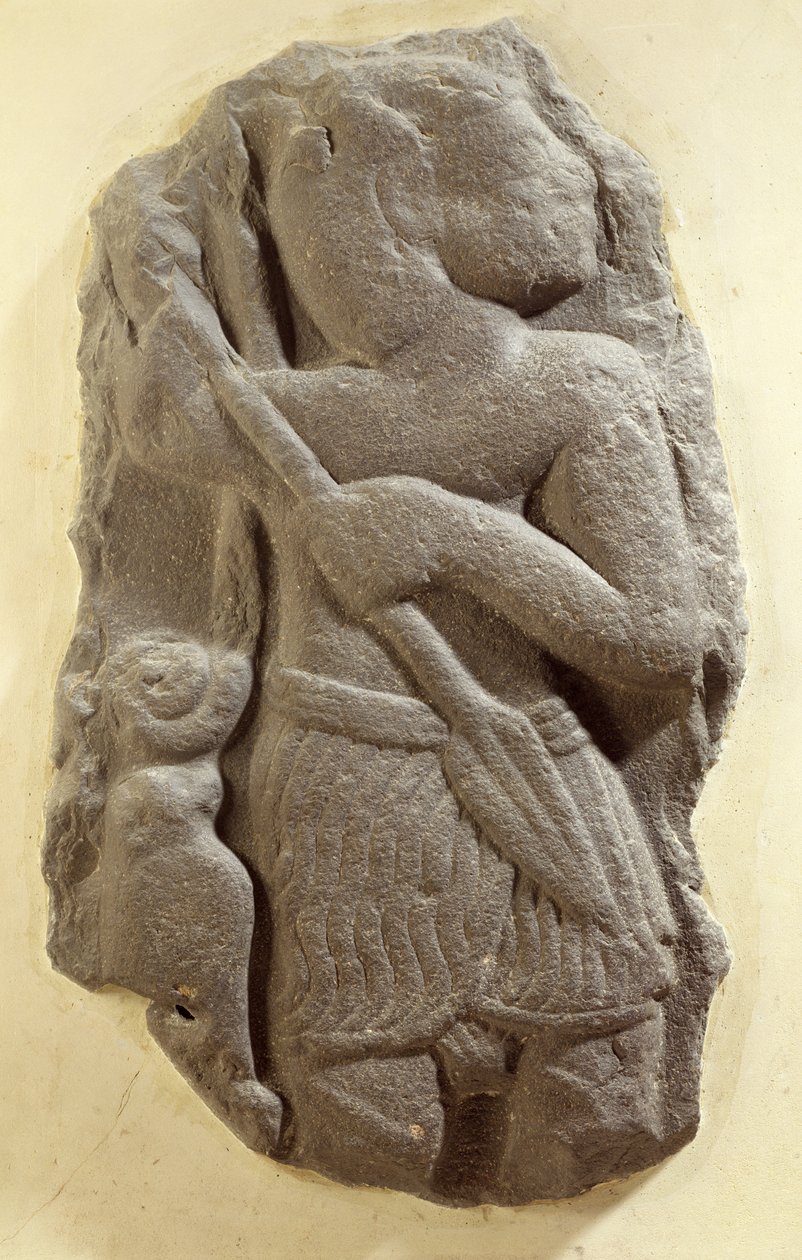 Moabittisk stormgud, Shihans eldgamle land Moab, ca. 1100 f.Kr. (basalt) av Unbekannt