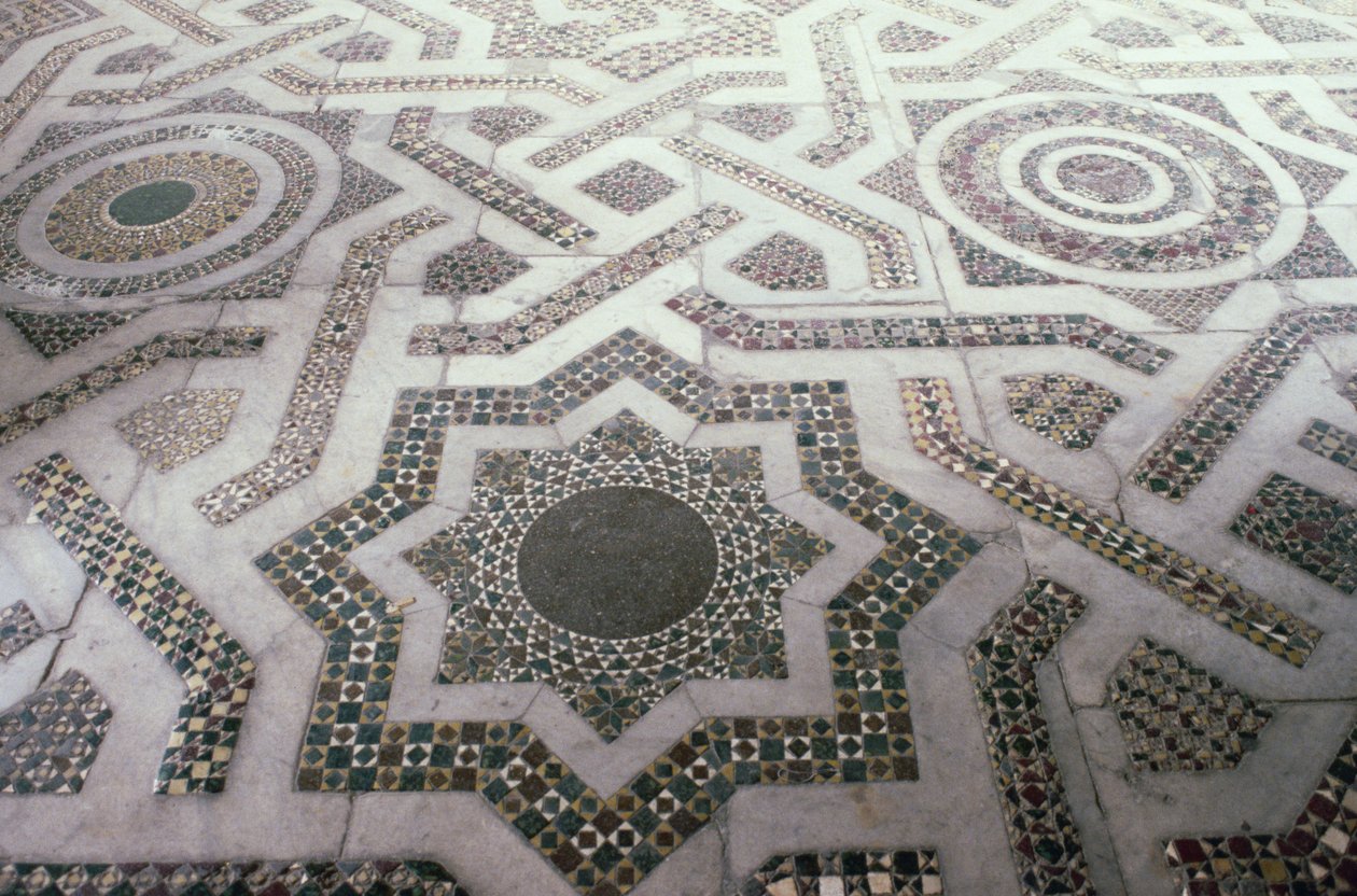 Mosaikkgulv i Monreale-katedralen, Sicilia (bilde) av Unbekannt