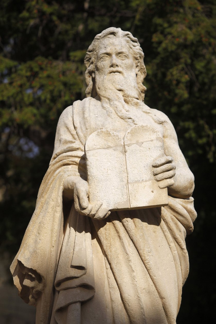 Moses-statue i Salon-de-Provence, Salon de Provence, Frankrike av Unbekannt
