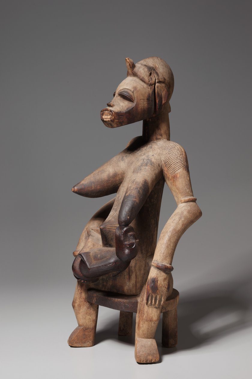 Mor-og-barn-figur, 1800-1900-tallet av Unbekannt