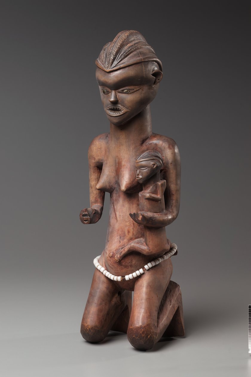 Mor-og-barn-figur, slutten av 1800-tallet-begynnelsen av 1900-tallet av Unbekannt