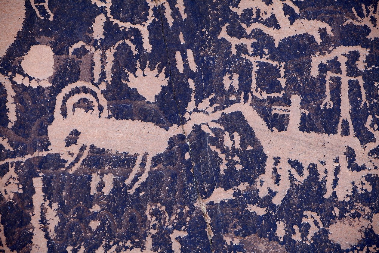 Nyheter Paper Rock. Indiske helleristninger fra Nord-Amerika av Navajo-stammer og Utah. Periode som strekker seg over rundt 2000 år frem til 1300-tallet. av William M. Timlin
