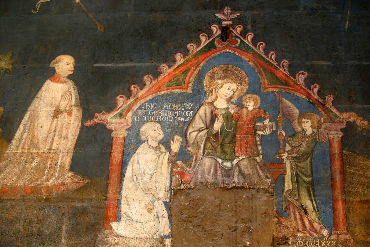 Notre Dame de Clermont-katedralen, Clermont-Ferrand, Frankrike, St George