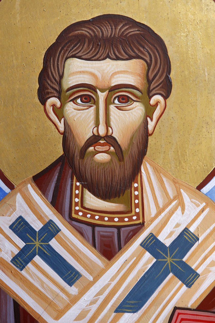 Ortodokse kirke i Pedoulas, Kypros. Saint Eleutheros, 20150510, Pedoulas, Kypros av Unbekannt