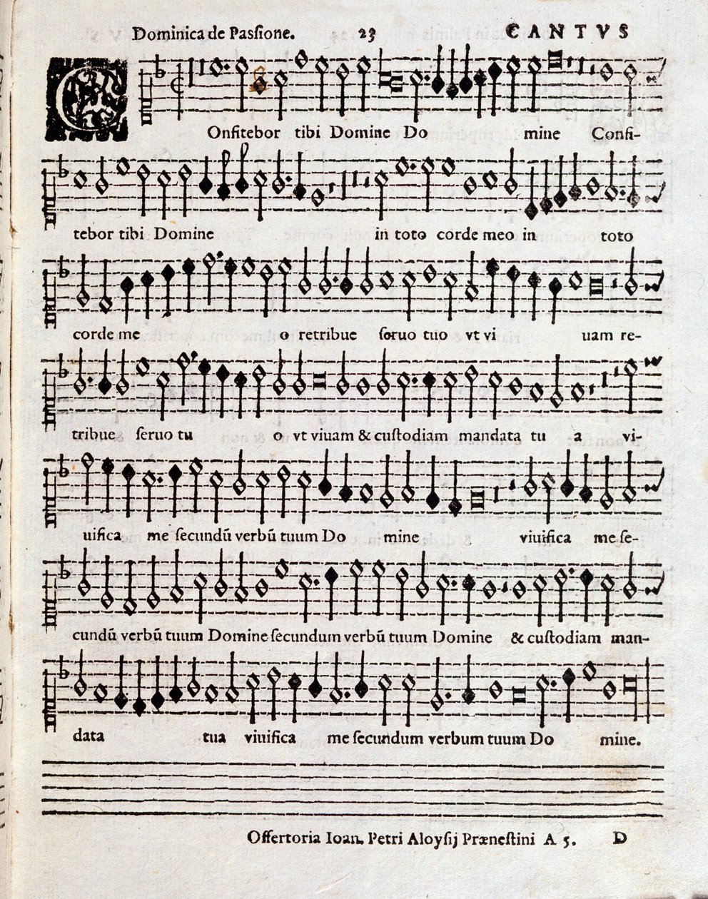 Side med partituret til Song of Solomon av Penderecki (ca. 1970-1973) av Unbekannter Künstler