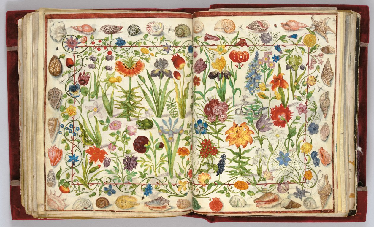 Sider fra albumet Amicorum av Philipp Hainhofer, 1596-1633 av Unbekannt
